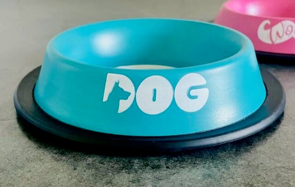 Stalen voerbakje - Dog