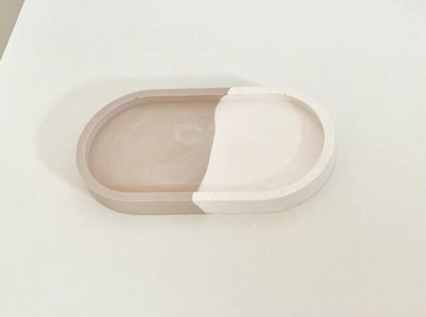 Oval Tray Madrid - Beige