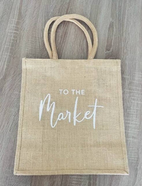 Jute shopper - To the market
