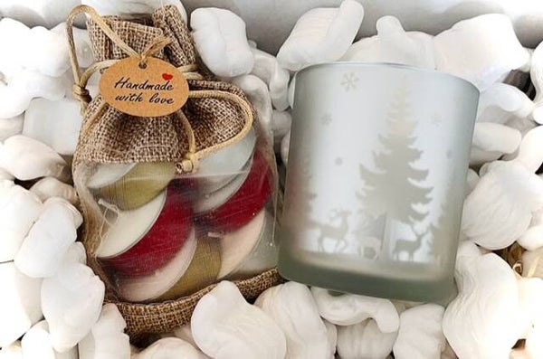 Kerstpakket theelicht