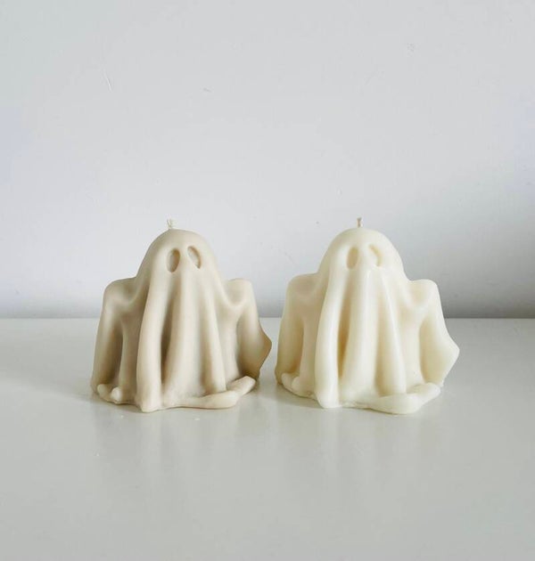 Hand gegoten kaars spookje 1.0