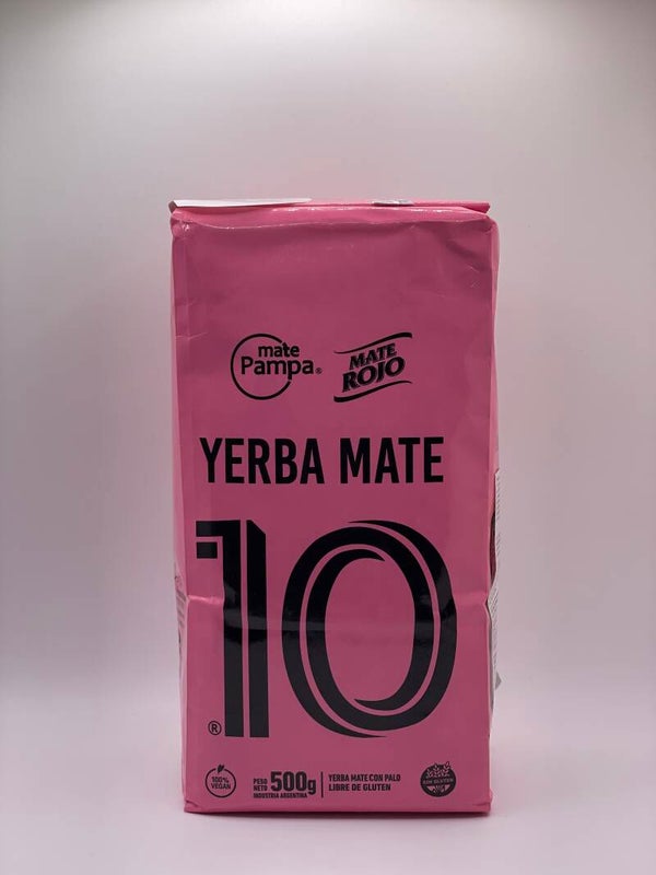 Mate Rojo El Diez – Yerba Mate 10