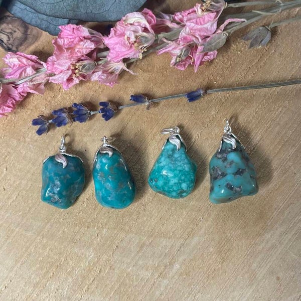 Turkoois edelsteen hanger