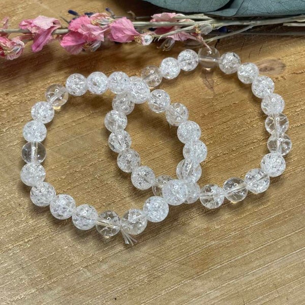 Iris bergkristal edelsteen armband