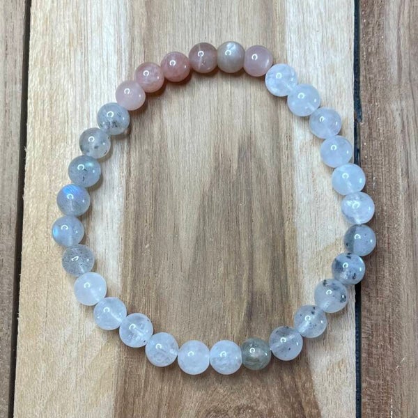 Maansteen edelsteen armband