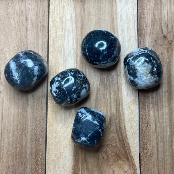 Zebra onyx trommelsteen