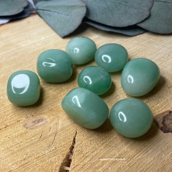 Groene aventurijn trommelsteen