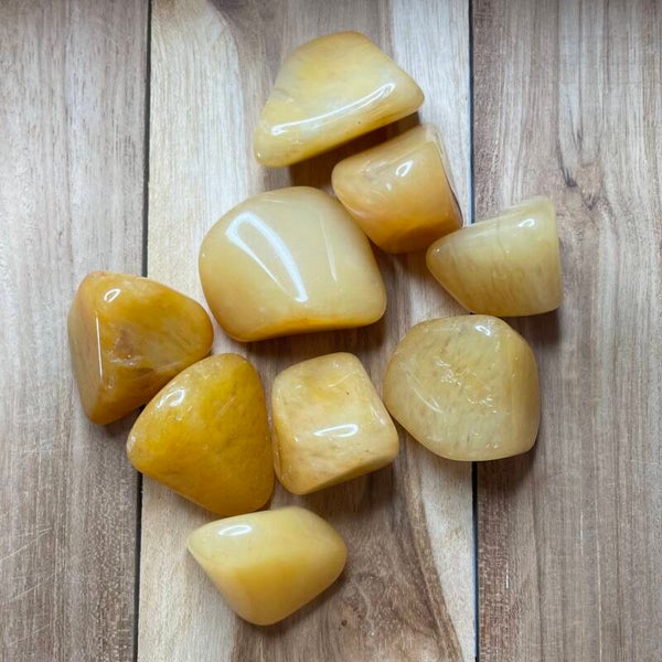 Gele aventurijn trommelsteen