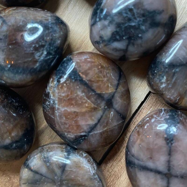 Chiastoliet trommelsteen