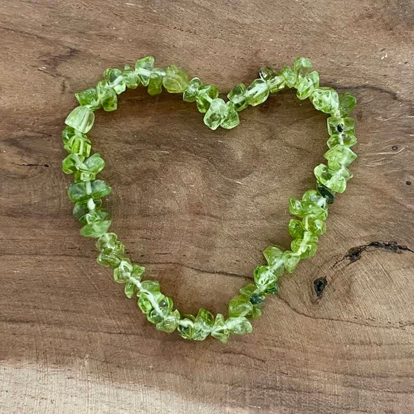 Peridoot edelsteen splitarmband