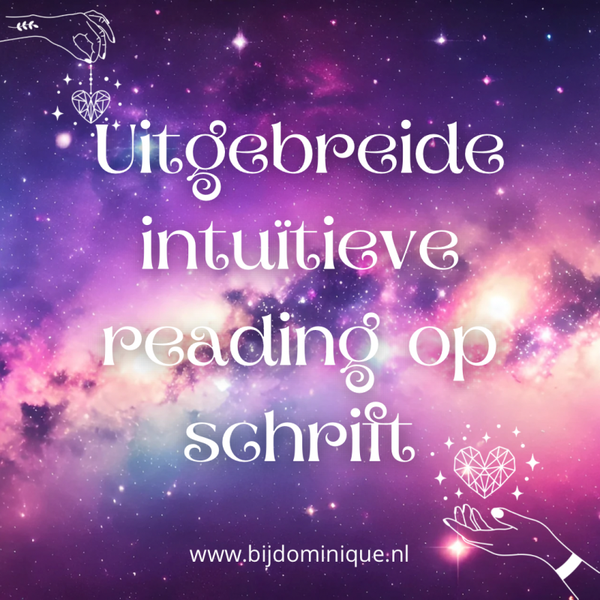 Uitgebreide intuïtieve reading op schrift