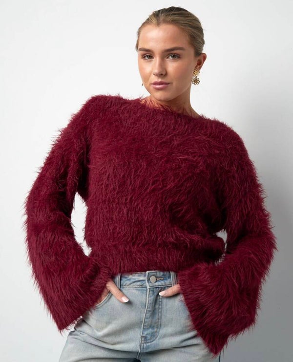Fluffy finesse sweater