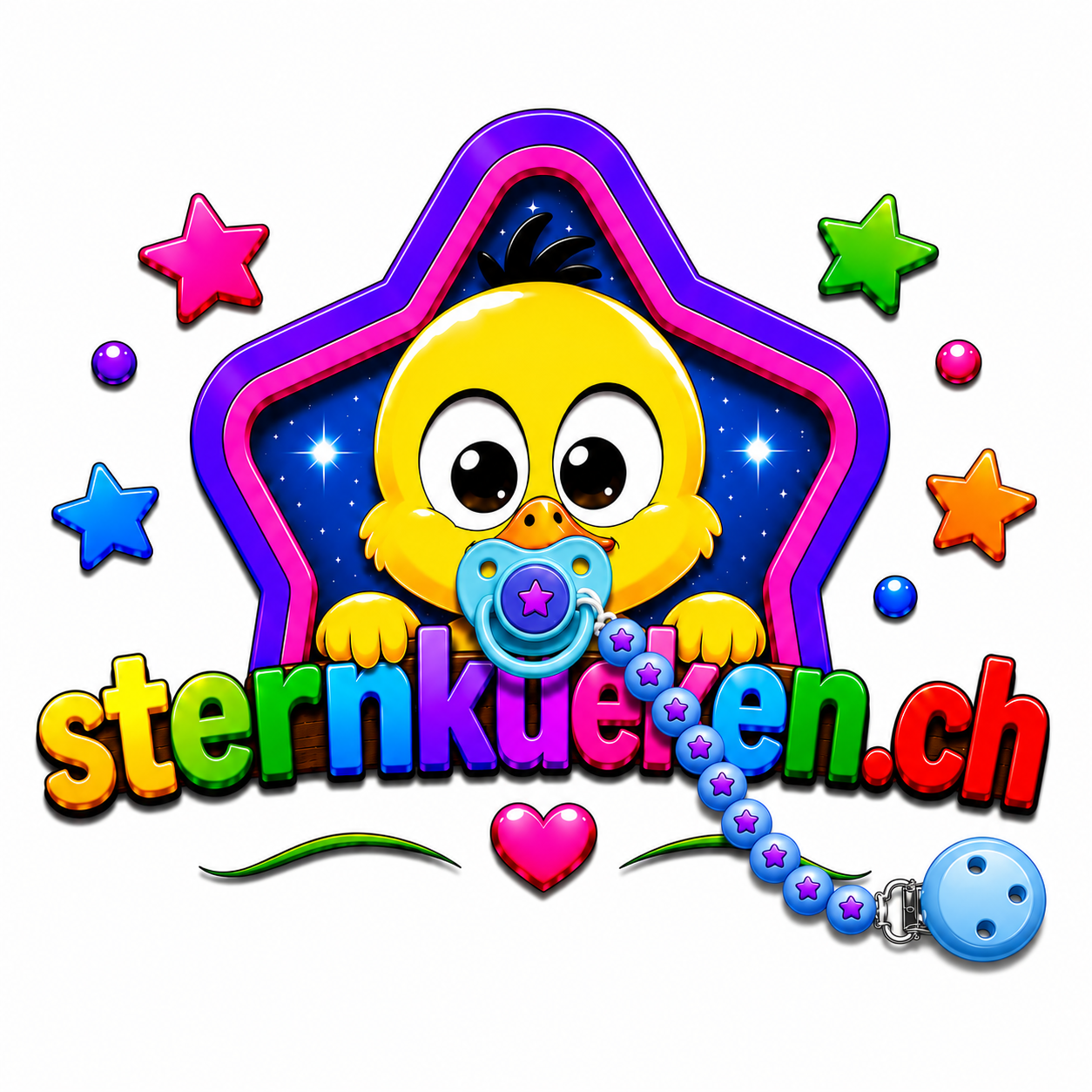 Nuggiketteli Sternenkügeli