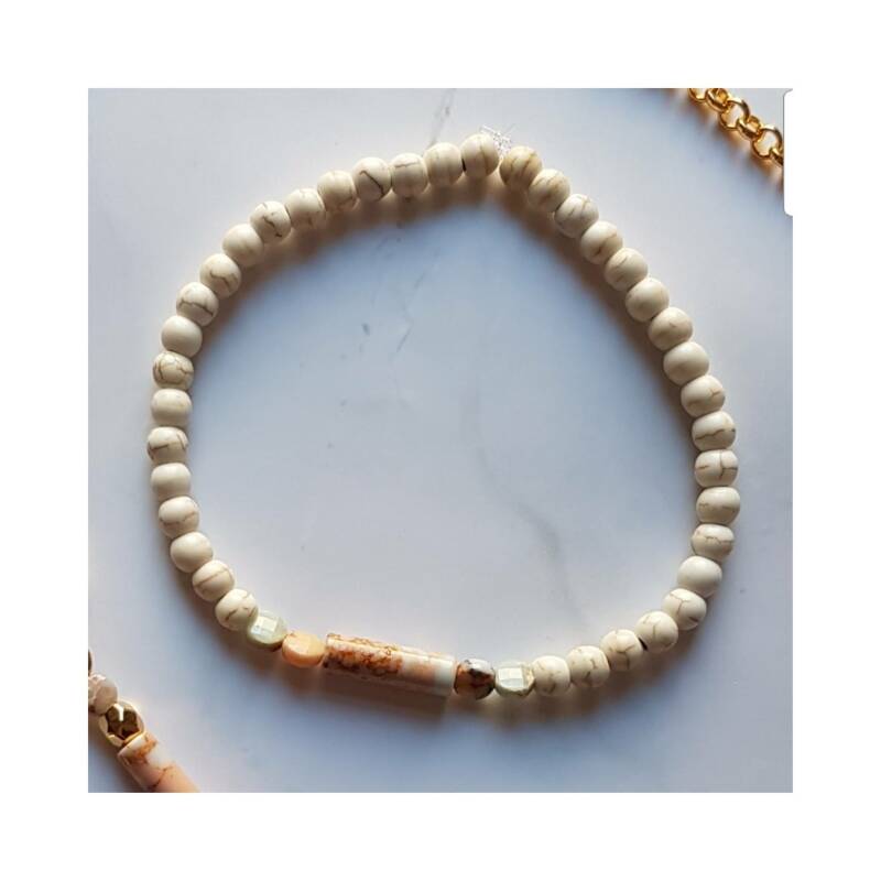 bracelet handmade beads pendant stainless steel pearls wonen gift 