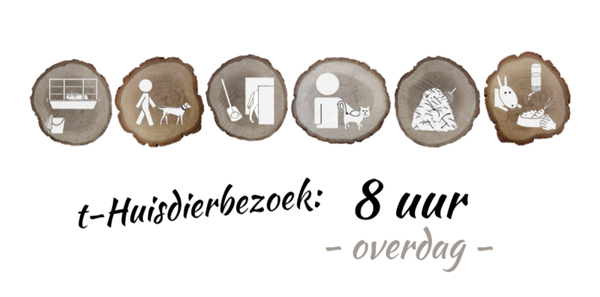 t-Huisdierbezoek: 8 uur - Overdag