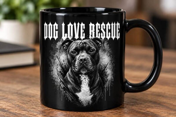 Tasse ,,Dog Love - Rescue,,
