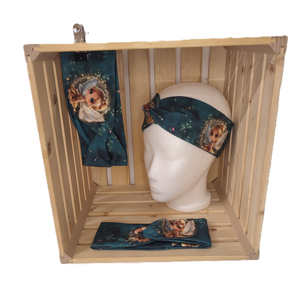 Stirnband-Fee (dunkelgrün)