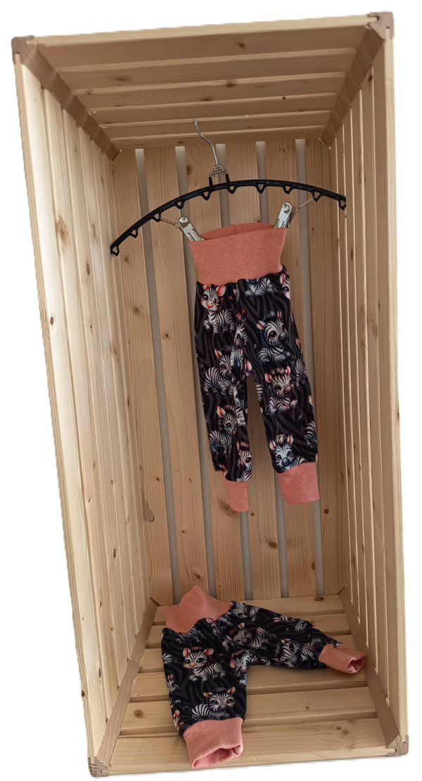 Hose - niedliches Zebra/orange meliert