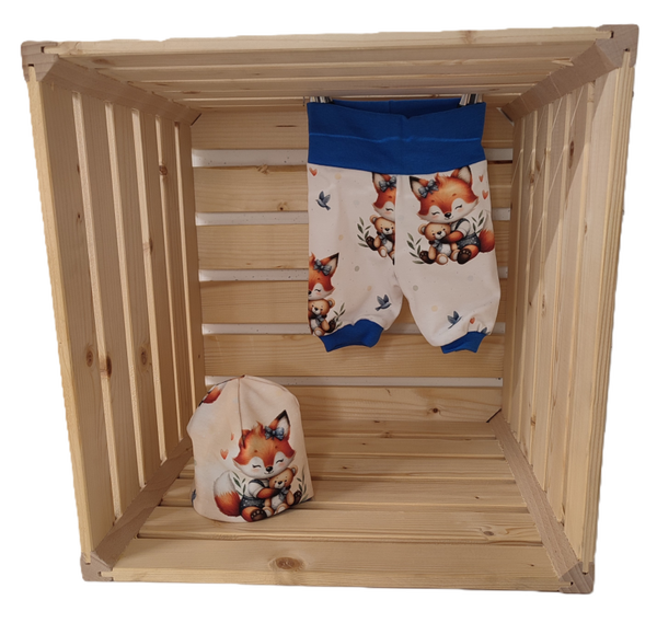 Frühchen Set - Fuchs mit Bär/blau