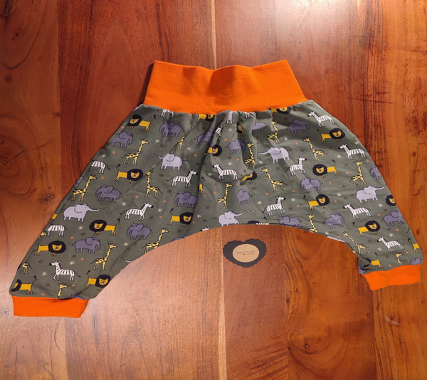 Pumphose - Safari/orange