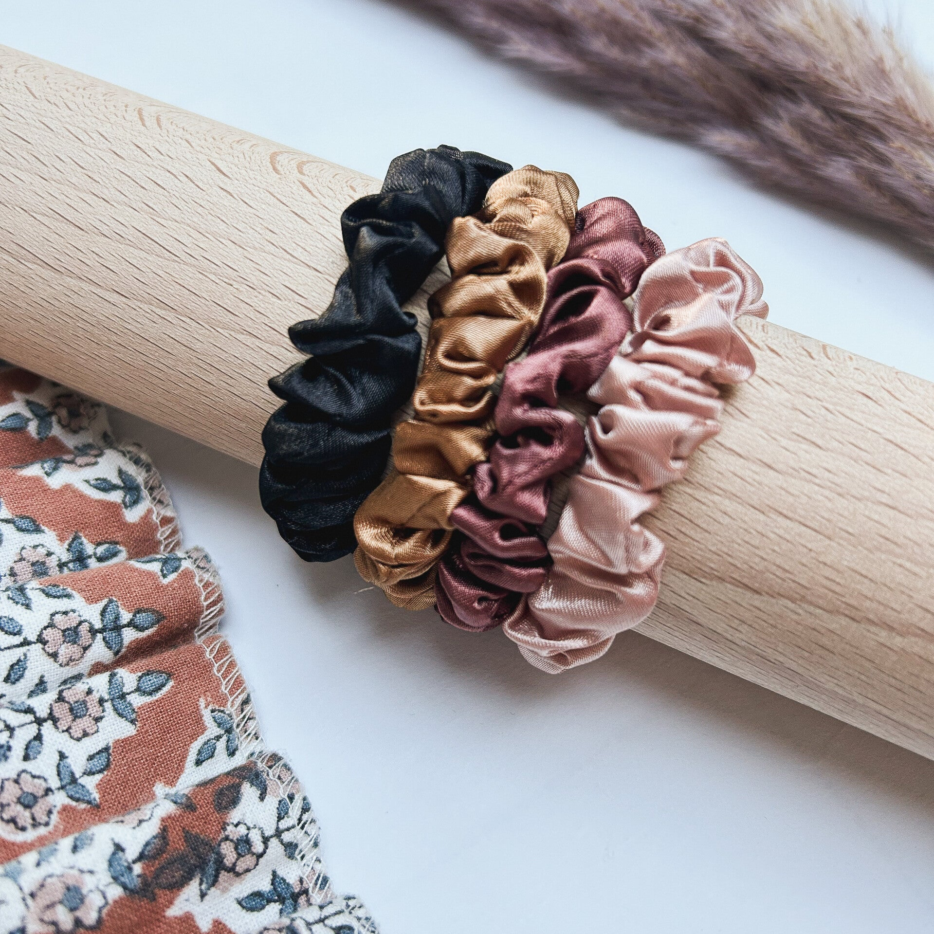 Haarelastiekjes - scrunchies satijn