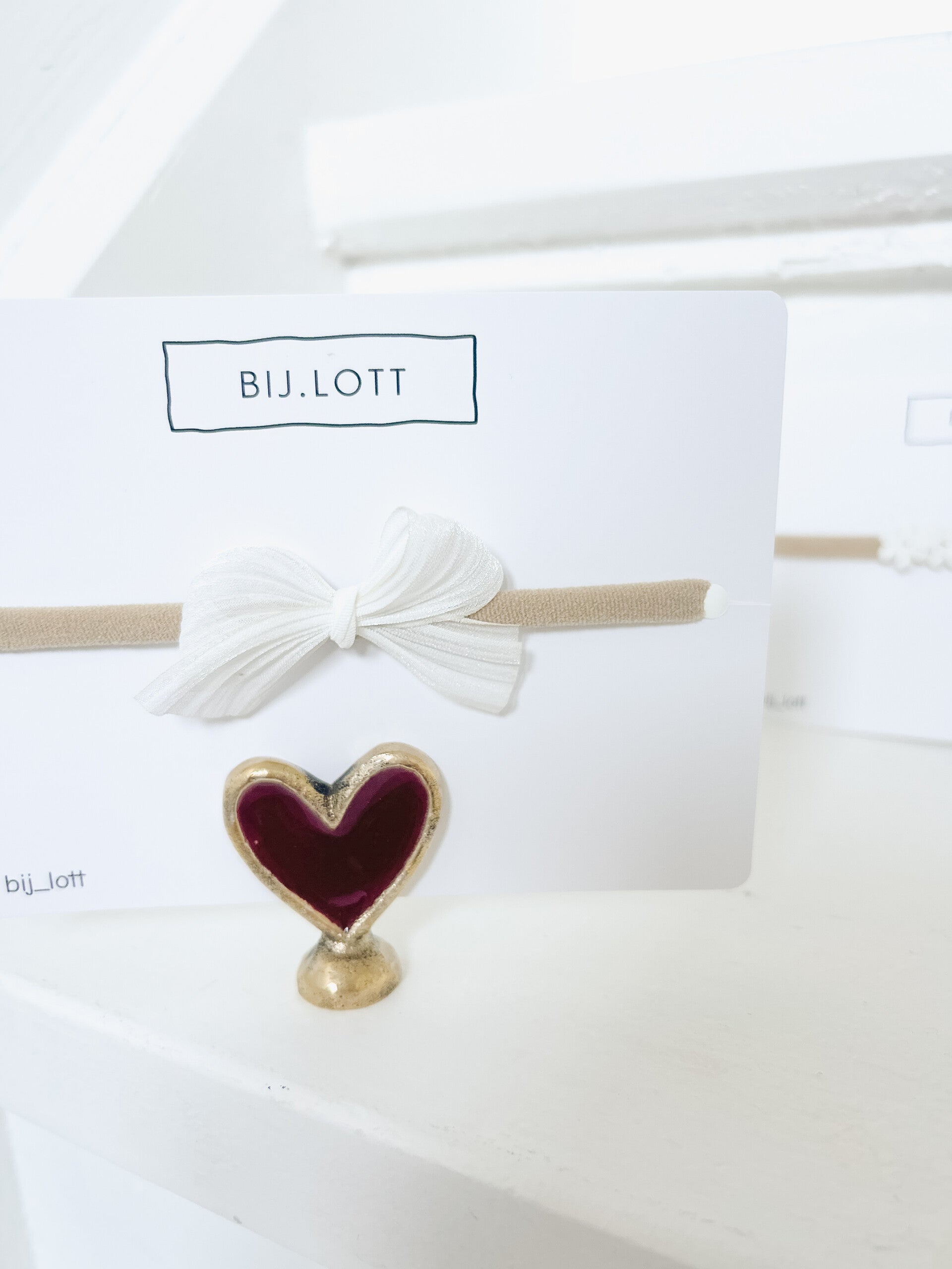 Babyhaarband - Satin Bowie