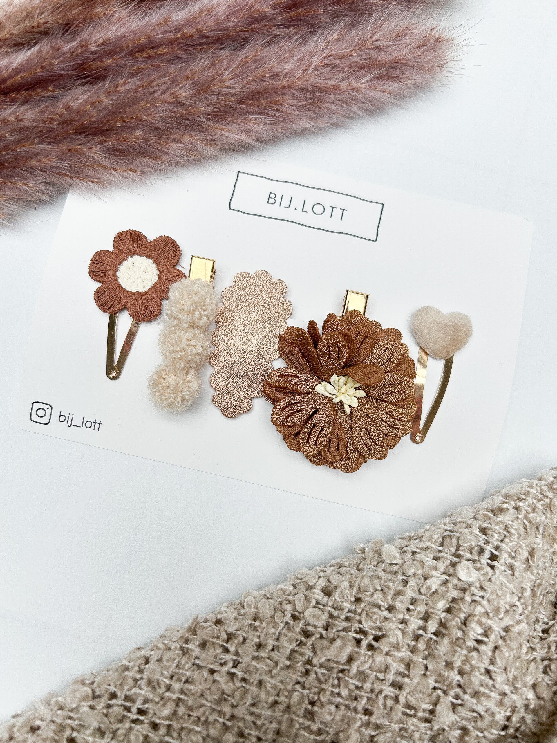 Gemixt haarsetje - Jade