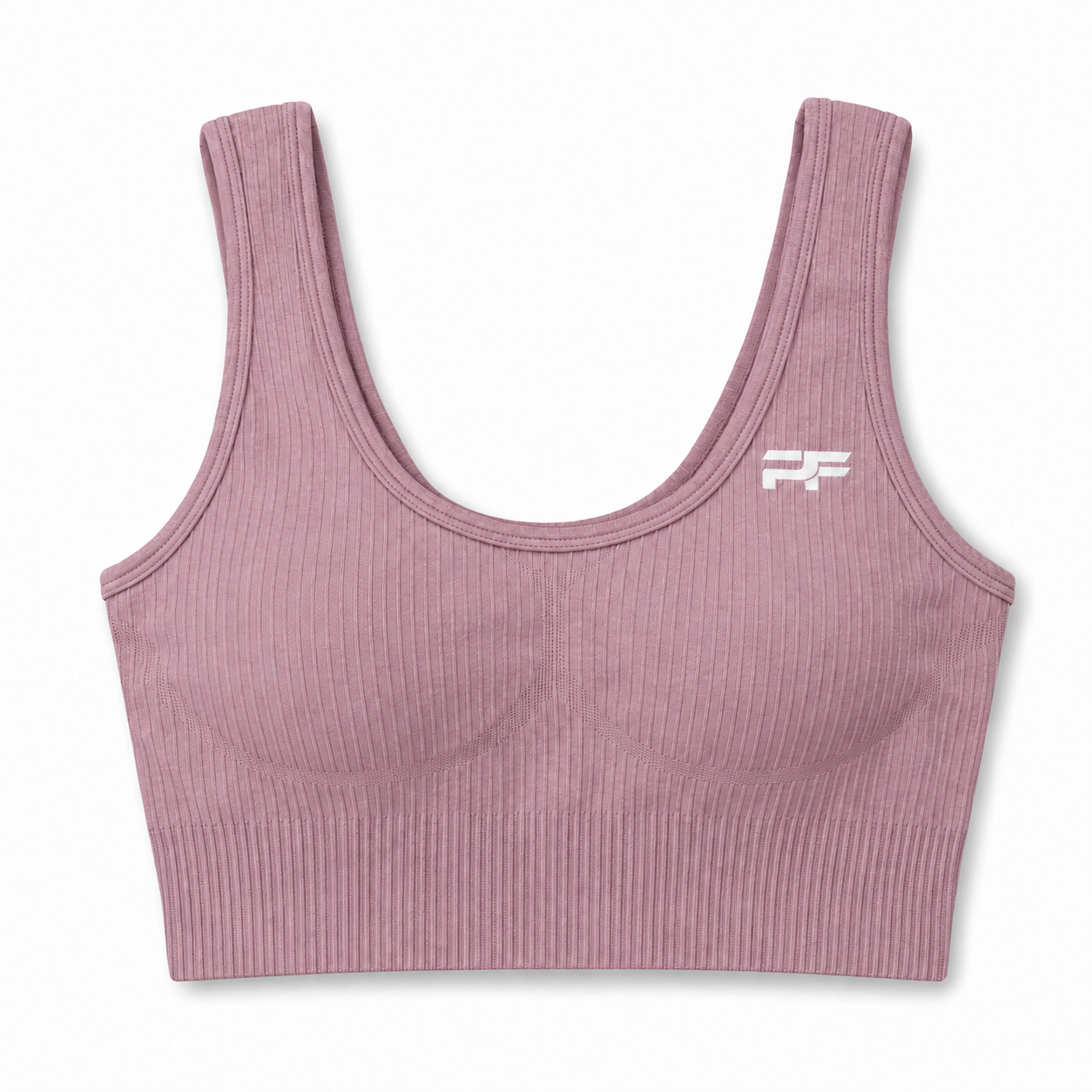 VDRN Ribbed Seamless Bra – Rose