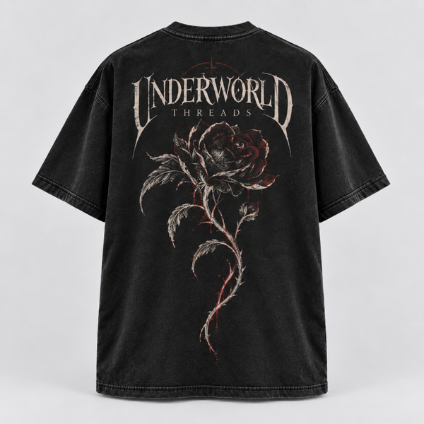 UWT Washed Oversized Tee - Midnight Rose