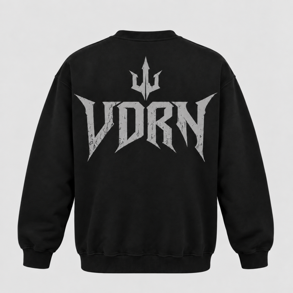 VDRN Crewneck Sweater - Black / Shadow Grey