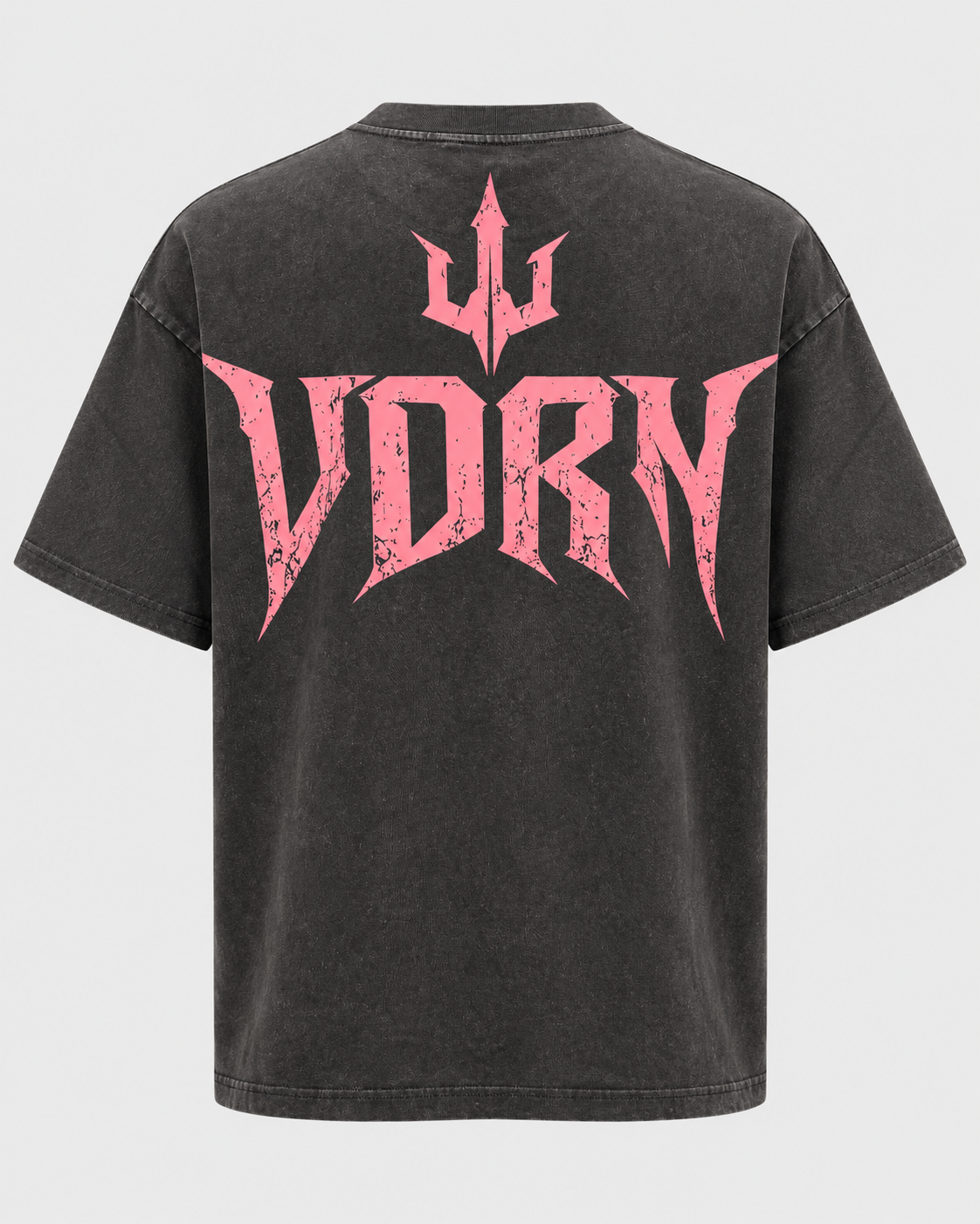 Premium Washed Oversized Tee - VDRN-Wear Pink