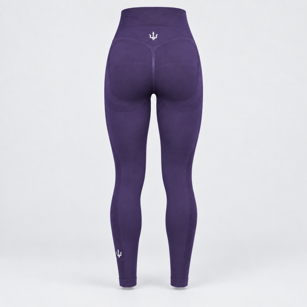 VDRN Scrunch High waist Legging - Deep Purple