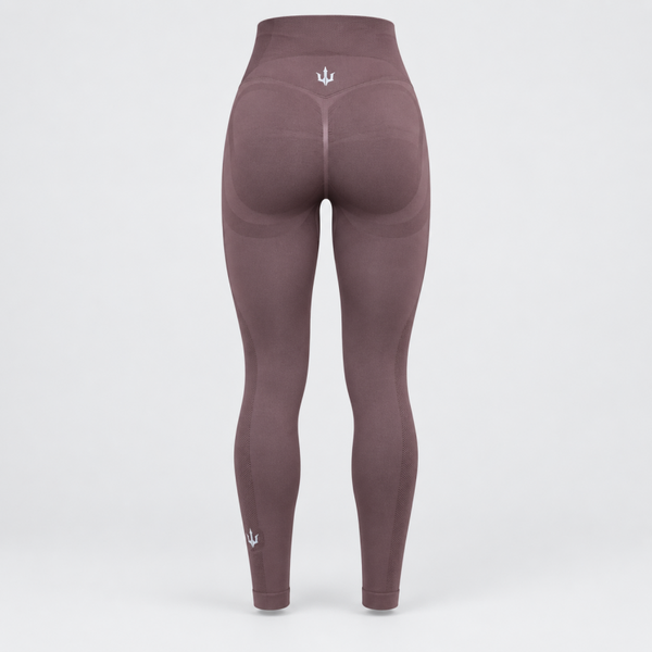 VDRN Scrunch High waist Legging - Coffee Brown