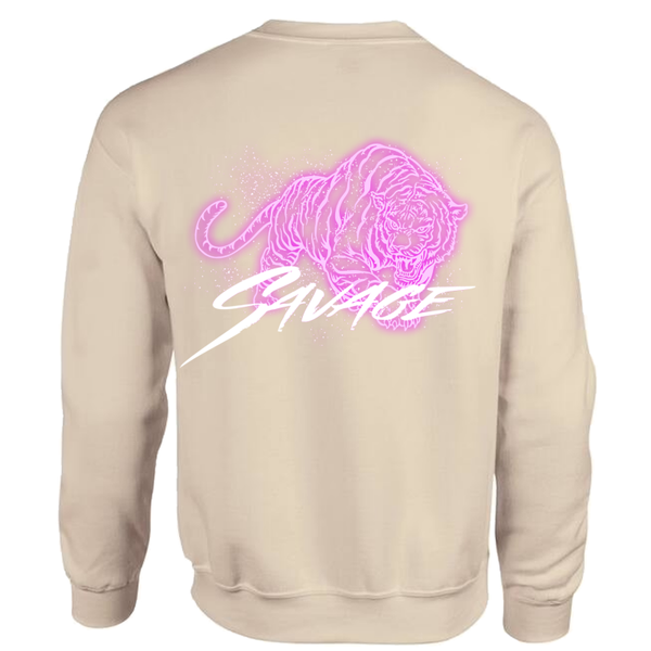 Sweater Taupe - Neon Tiger