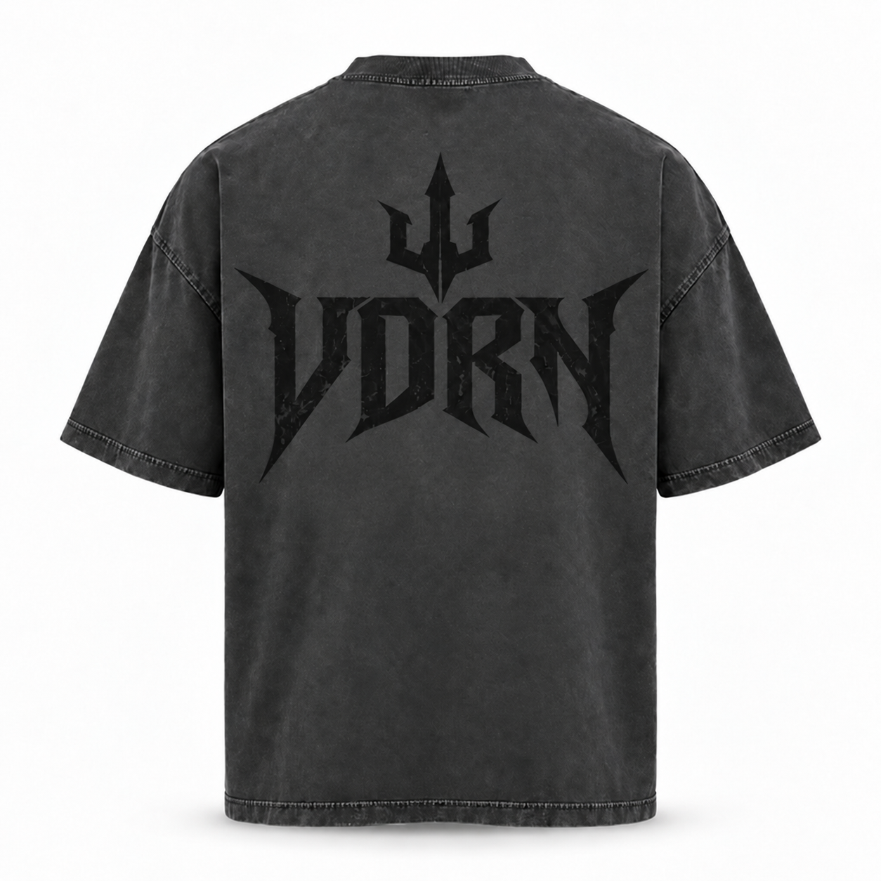 Premium Washed Oversized Tee - VDRN Wear Dark Grey