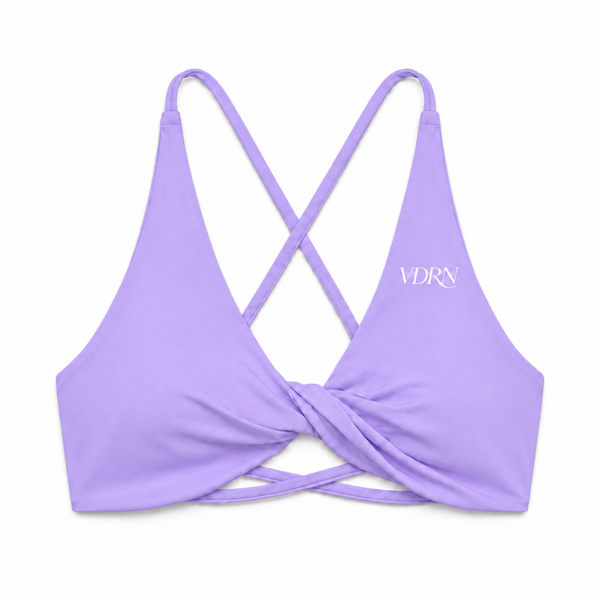 VDRN Twist Cross Sports Bra Lila