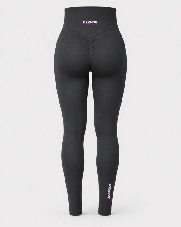 VDRN Scrunch Legging - Roze Logo