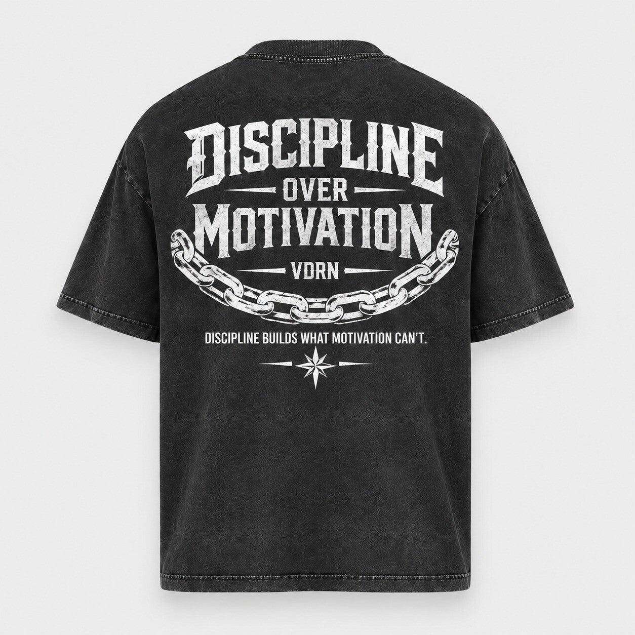 Washed Oversized Tee - Discipline