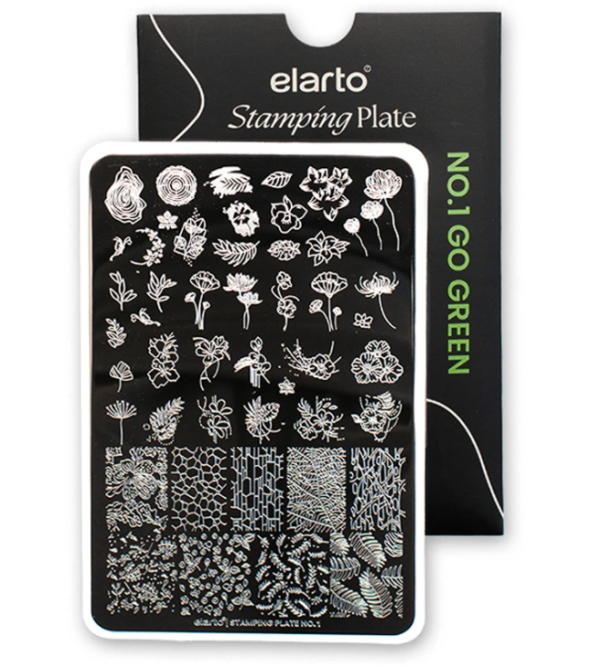 Stamping Plate No. 1 Go Green ELARTO