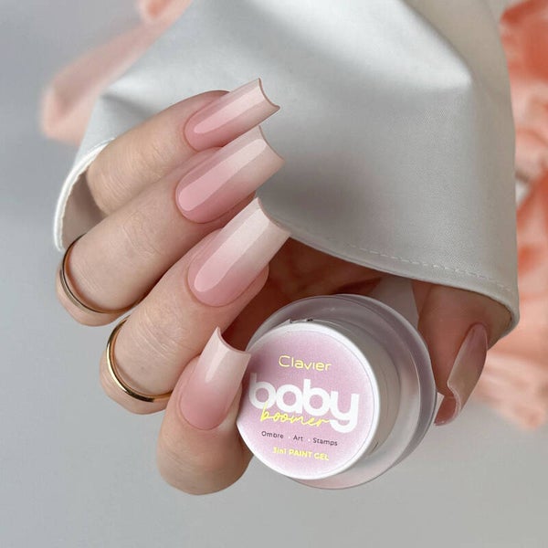 Baby Boomer gel 3in1 Nailsology, Ombre, Art, Stamps, F03 "Sunkiss", 3g. CLAVIER