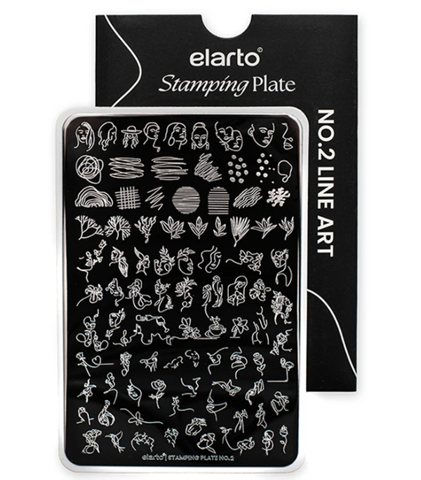 Stamping Plate No. 2 Line Art ELARTO