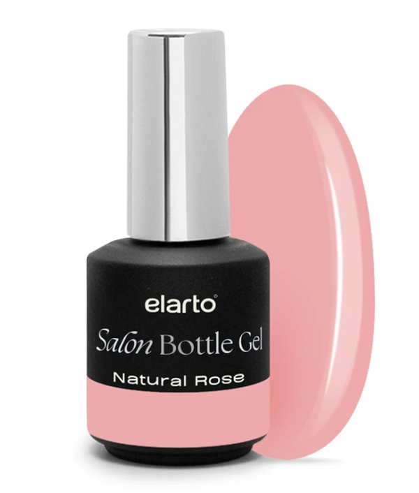 Salon Bottle Gel Natural Rose 15ml ELARTO
