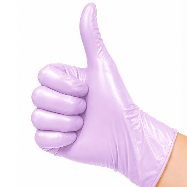 Pearl Violet Powder-Free Nitrile Examination Gloves - 50 pcs. - CLAVIER
