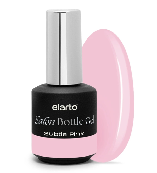 Salon Bottle Gel Subtle Pink 15ml ELARTO