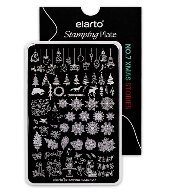 Stamping Plate No. 7 Xmas Stories ELARTO