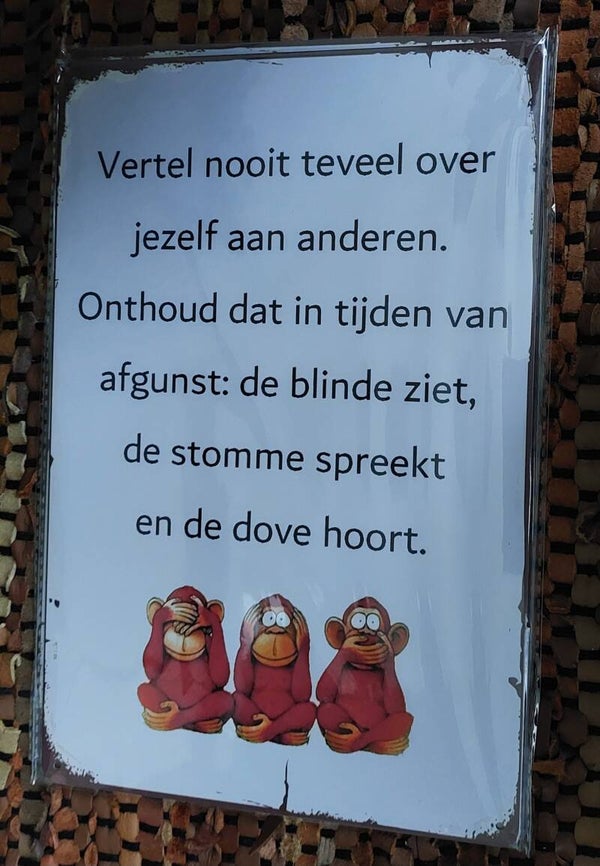 Bord afgunst
