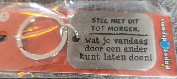rvs sleutelhanger