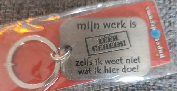 rvs sleutelhanger