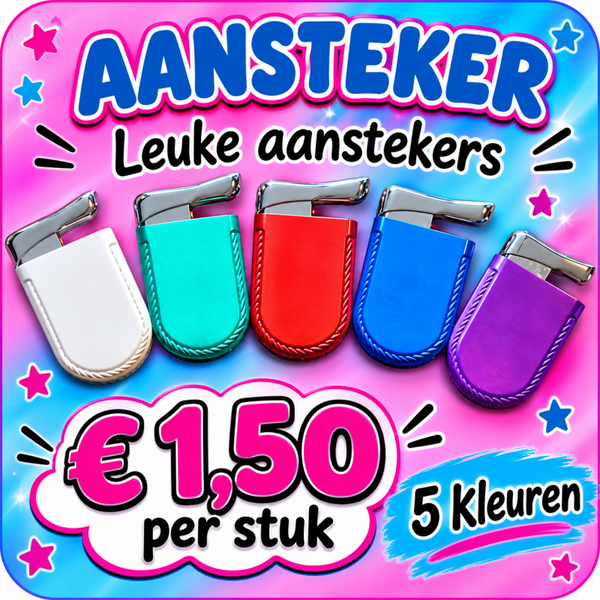 Aansteker :  leuke aansteker
