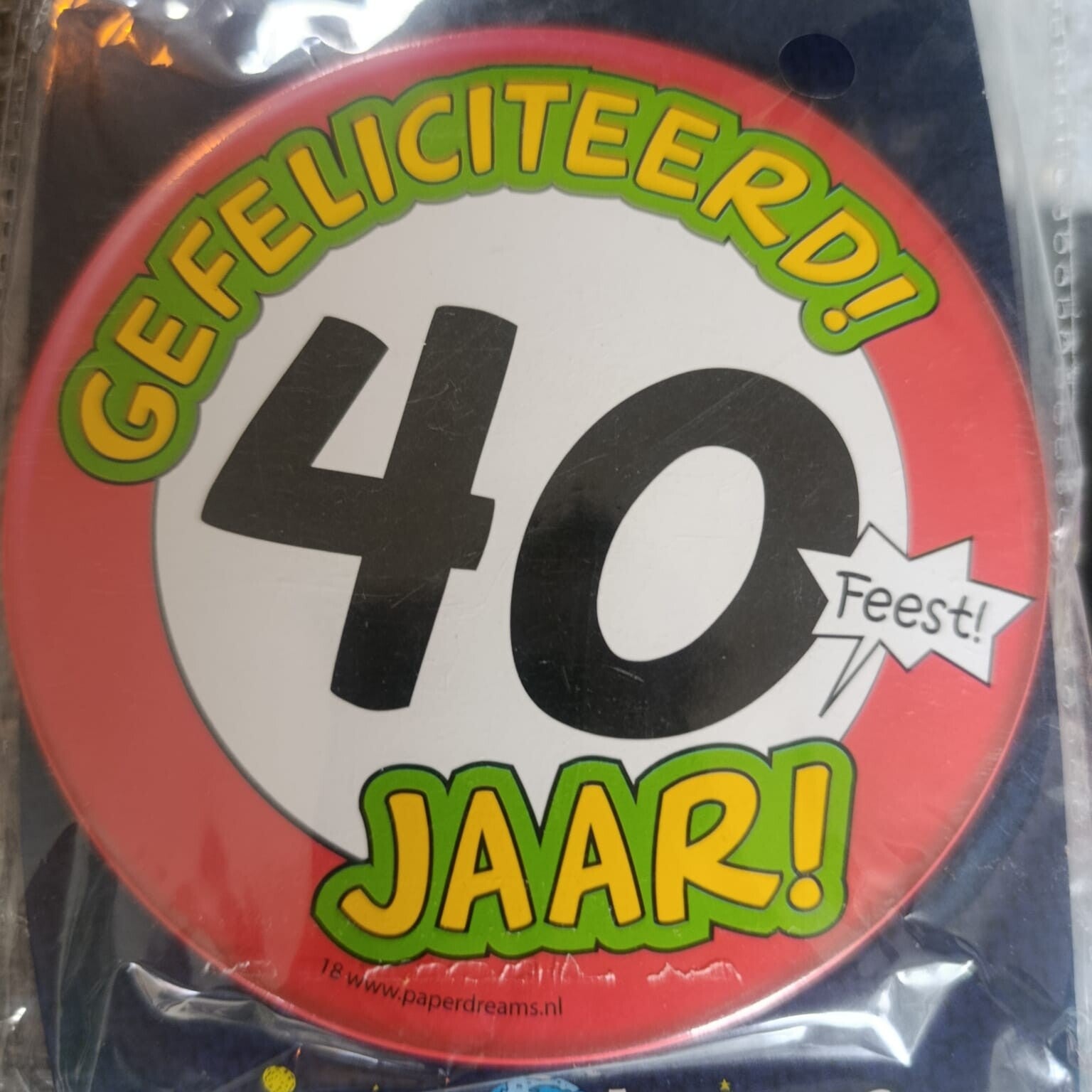 verjaardag button